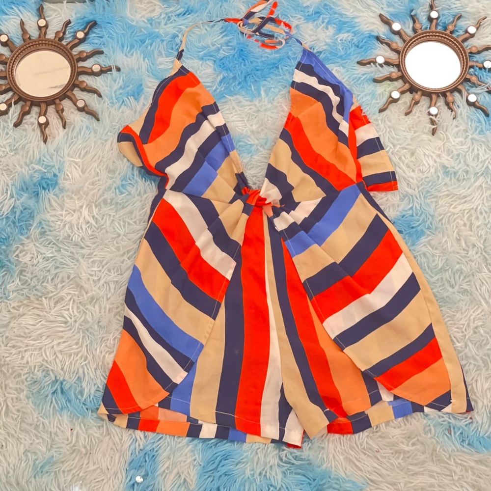 Multicolored romper